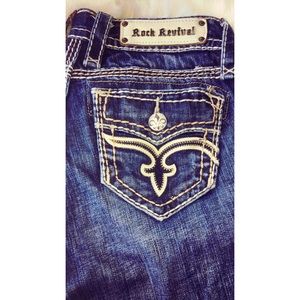 Rock Revival Jamila Bootcut Jeans sz 27